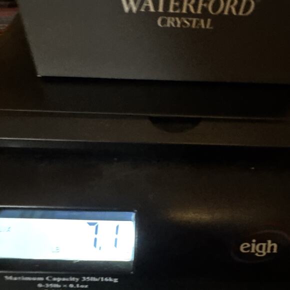 Waterford Crystal Wine Bottle Stopper, Pineapple Cut With Seahorse Sticker - Picture 9 of 9